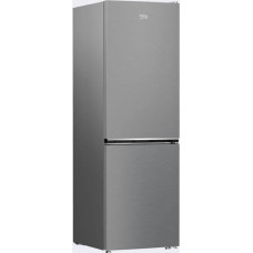 Beko B1RCNE364XB b100 Freestanding Fridge Freezer Large Fridge 316L Net Volume AeroFlow, Smooth Fit: 90 Degree Door Opening, 106L Freezer Volume, NoFrost, Door Alarm, Stainless Steel Look