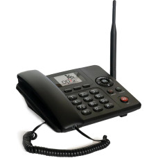 Opis Technology Opis Purofon Mobile 4G (ELi versioon): Mobiilne GSM lauatelefon SIM-kaardiga / vanemate mobiiltelefoni asendaja / vanemate telefon / SIM-laua telefon (kõik võrgud, 0 GB mälu), mustas värvitoonis.