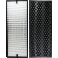 Comedes filtrikomplekt Rowenta PU6010, PU6020, PU6015, PU6025, PU6040, PU6045 õhupuhastile, saab kasutada Rowenta/Tefal HEPA filtri XD6077F0 või aktiivsöe filtri XD6061F0 asemel.