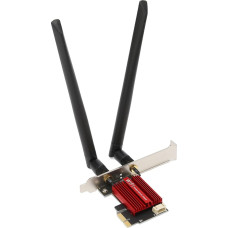 PCI Express võrgukaart, Gigabit Ethernet kaart, PCIe võrguadapter, PCIE WiFi kaart lauaarvutile koos Bluetooth 4.0, Dual Band, ühildub 7 8 10 11-ga