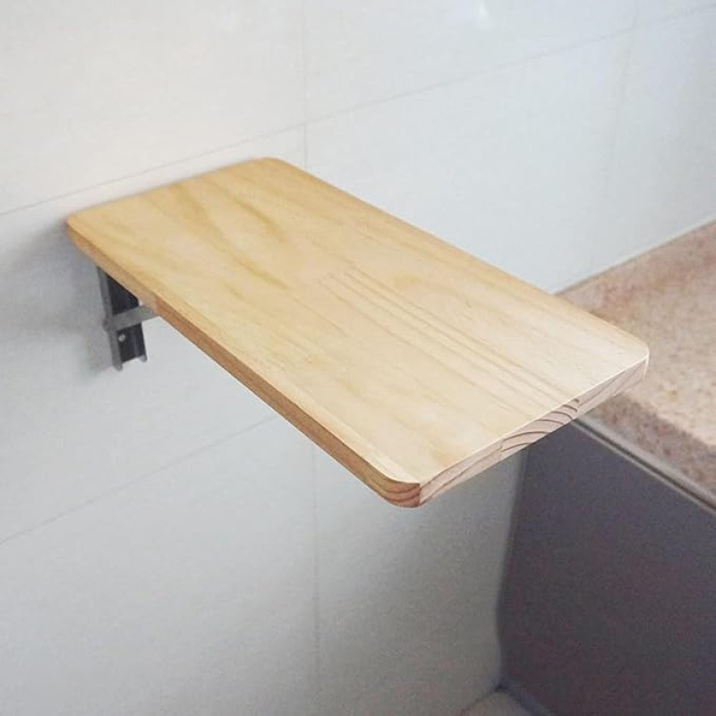 Wandmontierter Klapptisch, Klapptisch, schwebender Schreibtisch, funktionaler Hängetisch für Haus, Waschküche, Büroarbeitsplatz, Arbeitsbank und Küchen(60x20cm)