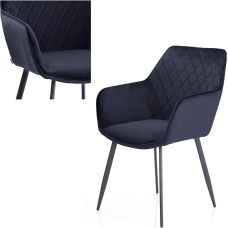 Homede sametist söögitool käetugedega