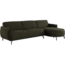 Vente-unique-Ecksofa - Ecke rechts - Stoff - Roheline - FERIONA
