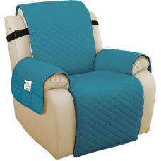 KXAOXGRC Diivanite käetugede kaitsekatted, 1 komplekt diivanikate, eemaldatav lastematt, tugitooli istuja, mööbli kaitse, kaitsekatted, pestavad käetugede katted (sinine roheline, väike)