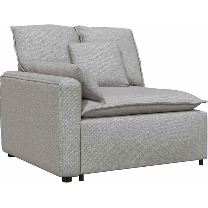 Modulares Sofa mit Armlehne - Komfortable Stoffpolsterung & Metallrahmen - Für Wohnzimmer & Home Office Model4104396