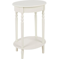 Decor Therapy Simplify ovaalne puidust riiulilaua aktsentlaud, 27 