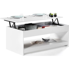 IDMarket Soa kohvilaud puidust valge