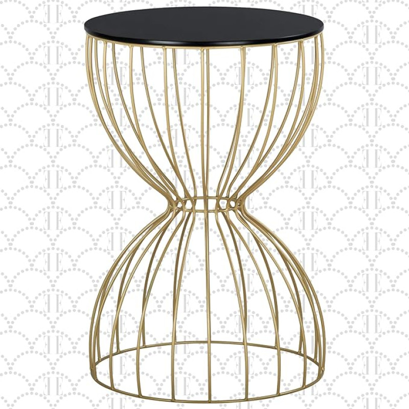 Elle Decor Cami metallist laud kuldne