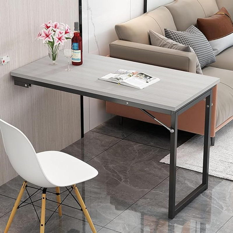 Faltbarer Wandtisch für Küche, platzsparender Wandschreibtisch, Esstisch, Bartisch