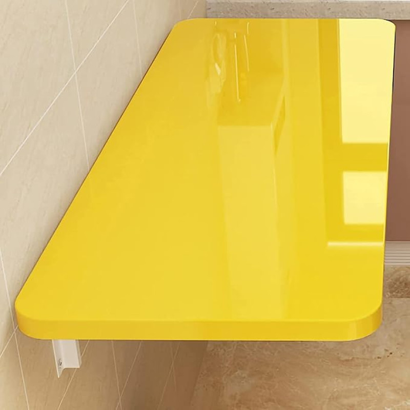 Wandmontage Faltbare Holz Tisch Tropfen Blatt Wäsche Schwimmende Schreibtisch Werkbank für Kleine Räume Wand Hängen Küche Tisch für Home Office Bar Esszimmer Kompakt und Bequem Faltbares Design
