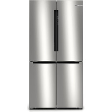 Bosch KFN96APEA Series 4 Smart Fridge-Freezer Combination, 183 x 91 cm, 405 L Cooling & 200 L Freezer, VitaFresh Pro 3x Longer Freshness, NoFrost Never Defrost Again, LED Lighting Even Illumination