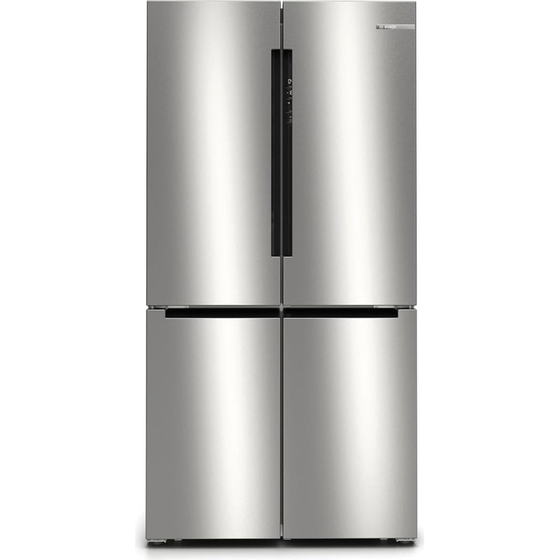 Bosch KFN96APEA Series 4 Smart Fridge-Freezer Combination, 183 x 91 cm, 405 L Cooling & 200 L Freezer, VitaFresh Pro 3x Longer Freshness, NoFrost Never Defrost Again, LED Lighting Even Illumination