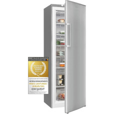 Exquisit Freezer GS280-HE-040D inoxlook | Freezer Large 242 Litres | 4 x Quick Freezers | Large Freezer | Door Hinge Interchangeable