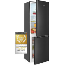 Exquisit Inoxlook-az KGC231-60-E-050C Fridge-Freezer Combination | 157 L Net Capacity | 4-Star Freezing | Alarm
