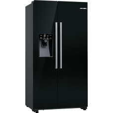 Bosch KAD93ABEP Series 6 American Side-by-Side Fridge, 178.7 x 90.8 cm, 371 L Cooling & 191 L Freezer, Ice and Water Dispenser with Water Connection, No Frost, XXL Capacity