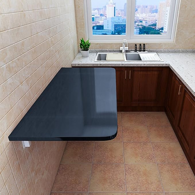 Klappbarer Esstisch zur Wandmontage, platzsparender Computertisch, kleine Küche, Wäsche, Restaurant, Bürotisch, kompakte und vielseitige Möbel für kleine Räume