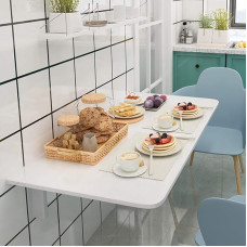 Klapptisch zur Wandmontage, Werkbank/Computertisch für Zuhause, Büro, Küche, Waschküche und Esszimmer, 100 x 40 cm, platzsparender Bartisch