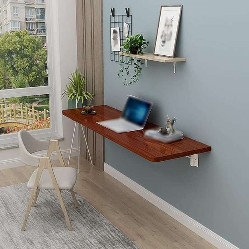 Klapptisch und Schreibtisch zur Wandmontage, platzsparender Laptop-Computertisch für Zuhause, Büro, Küche, Esszimmer, Arbeitszimmer, Bar, vielseitige Werkbank-Lösung