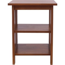 Aurotrice küljelaud Kõrvallaud 2 riiulit Öölaud võrega talumajapidamise maamaja stiilis 40 x 30 x 54 cm