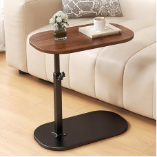 Laptop Lift Side Table C-kujuline külglaud Reguleeritav kõrgus 360° pöörlev lauaplaat libiseb voodi all kohvipoolne diivan diivan