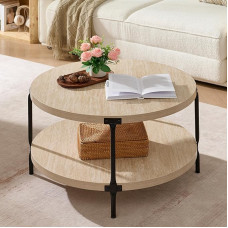 Ümmargune kohvilaud Boho Wood 29