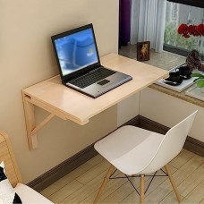 Massiivpuidust kokkupandav seinalaua koos väikese ruumi kokkuhoiu kokkuklapitavad riiulid sisaldavad sulgudes hõljuvat kokkupandavat lauda köögi söögitoa jaoks väljas aias