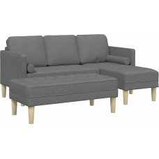 Vopese Komfortables dunkelgraues Stoffsofa mit Metallrahmen - Wohnzimmer, Chillen, Filmnächte Model3329253