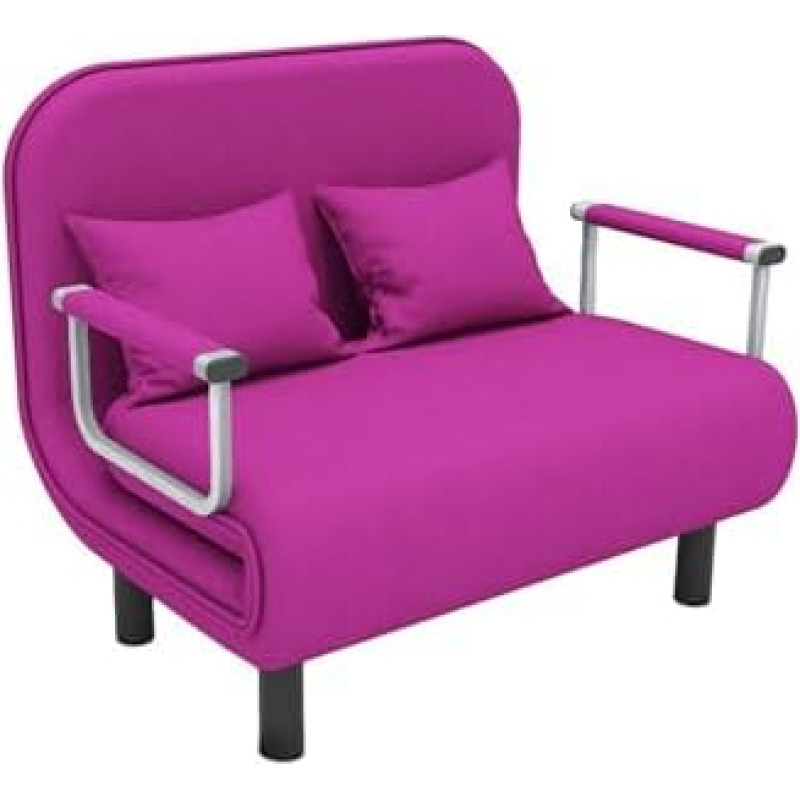 Konverteeritav 5 asendiga magamistool 3 in 1 diivan seljatoega polsterdatud istmega vaba aja veetmise diivan - reguleeritav kokkupandav tool