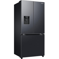 Samsung French-Door RF50C530EB1/EF Fridge Freezer, 178 cm, 495 L, WiFi & SmartThings AI Energy Mode, Twin Cooling+, Auto Ice Maker, No Frost+, Premium Black Steel