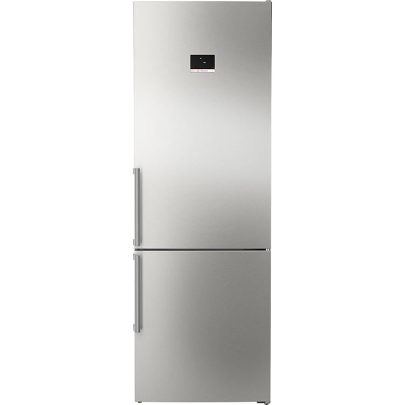 Bosch KGN49AIBT Series 6, XXL Standing Fridge-Freezer, 203 x 70 cm, 311 L Cooling & 129 L Freezer, NoFrost, VitaFresh XXL, FlexInterior, Brushed Steel