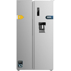 Cecotec Bolero CoolMarket SBS 559 Inox E. 559 L, 177 cm x 90 cm, E-Class, Multi Air Flow System, Total No Frost, Inverter-Plus