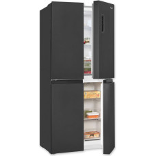 Exquisit Multidoor MD365-125-040D inoxlook-az | No-Frost | Net capacity: 362 L | Quick Freezing | Alarm | ECO | 4 Star Freezing