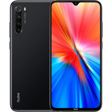 Xiaomi Redmi Note 8 2021, 4 GB RAM + 64 GB ROM, umbes 16 cm (6,3 tolli) FHD+ Dot Drop ekraan, nutitelefon MediaTek Helio G85 okta-tuumaline protsessor (must, 4+64)