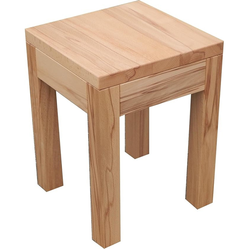 Puidust küljelaud Täispuidust pööning. Mõõtmed: 25x25x40 cm. Massanf Ertigung.