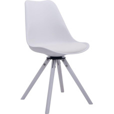 CLP Troyes ruudukujuline retrotool kangakattega ja kvaliteetse istmepinnaga I tool pöörleva kereistme ja täispuidust jalgadega