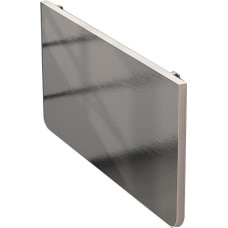 Platzsparender, klappbarer Esstischschreibtisch zur Wandmontage, schwimmendes Design mit gebürsteter Edelstahlplatte und Metallhalterung, perfekt für Küche, Balkon, Wäsche, 100 x 40 cm