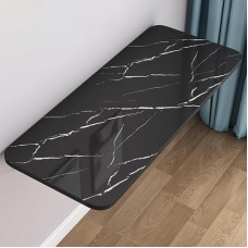 Kokkupandav laud seinale paigaldatav kaasaskantav ujuv laud must kivi köögi kontorisse uuringuks kokkupandav tööpink ruumi säästev lahendus 90x30cm