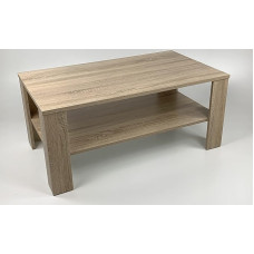 Bea Sonoma kohvilaud Light Rough Sawn Oak Laius 100 cm Sügavus 54 cm Kõrgus 43,5 cm