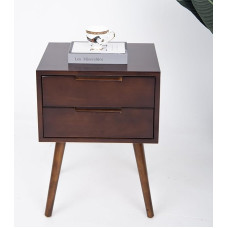 Kemtpase kaasaegne 2 sahtliga küljelaua voodikapp puidust öökapp 36x44x61cm