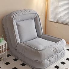 Reguleeritav põrandasuvila, 5-suunaline reguleeritav madrats, diivan täiskasvanutele, kokkupandav laisk diivan eemaldatava Tech Velvet kangakattega magamistuppa, elutuppa, korterisse, helehall, 140 x 90 cm.