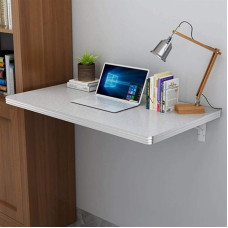 Schwebender wandmontierter Laptop-Schreibtisch für Arbeitszimmer, platzsparend, klappbar, 80 x 40 cm, Jagd der Morgendämmerung