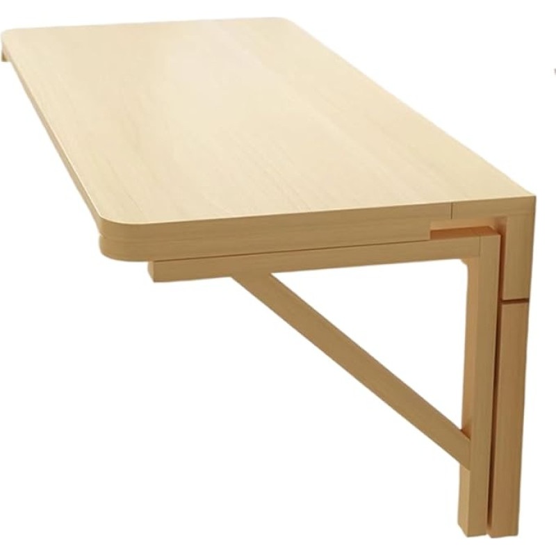 Massiivpuidust kokkupandav laud seinale paigaldatud pesuruumi kontori köök 3cm paksune kokkupandav laud tööpink seinale paigaldatud ruumi säästev töökoht (40cm)