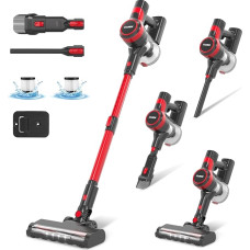 Stanew akutolmuimeja, 4-in-1 juhtmeta tolmuimeja, 150 W kerge käsipuhasti, 22,2 V akutolmuimeja, 40 min tööaeg, 800 ml tolmuimeja, akutolmuimeja, akutolmuimeja