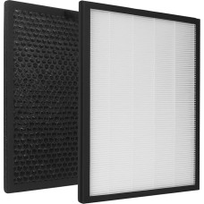 Awinker õhupuhastaja filtrite komplekt Philips AC1215, AC1217, AC1214/10, AC2729/10, asendusfilter, mis ühildub Philips FY1410/30, FY1413/30, seeria 1000, 1 HEPA-filter ja 1 aktiivsöefilter.