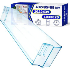 Külmkapi pudelihoidja 432 x 85 mm originaalkoodiga 1022439 1033020 Amica MONTERAL jaoks