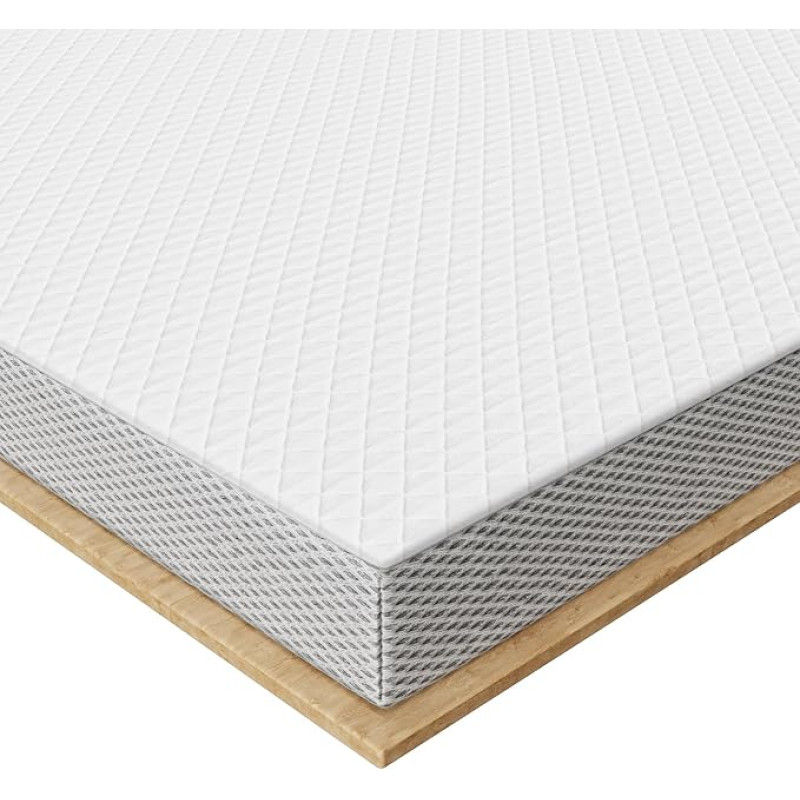 EGO HOME Mattress Topper 180 x 200 cm, 5 cm Height Memory Foam Mattress Topper Oeko-Tex Certified, Removable and Washable Mattress Topper for Box Spring Bed Mattresses Sofa Bed