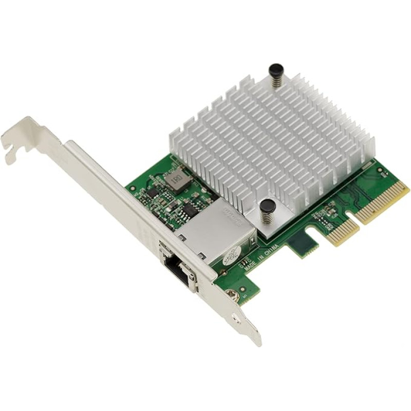 Kalea-INFORMATIQUE PCIe 4.0 10 Gigabit Ethernet 1 port RJ45 10G võrgu kontroller kaart AQUANTIA AQC113C-B1 kiibistikuga madal ja kõrge profiiliga