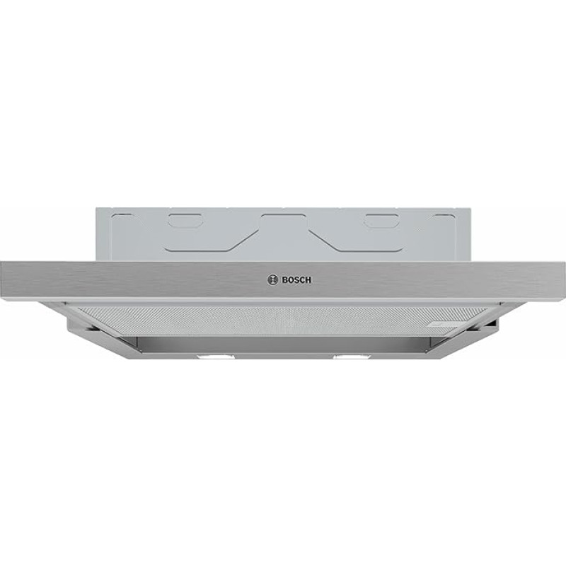 Bosch DFM063W56B Series 2 Built-In Telescopic Cooker Hood 60 cm Metallic Silver