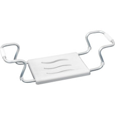 Wenko 17930100 Secura Extendable Bathtub Seat, 55-65 x 18 x 26 cm, White
