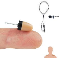 PingaOculto Spy kõrvaklappide testimine Mini VIP Pro nähtamatud kõrvaklapid mobiiltelefoni mikrofon koos kaabli ja kleepribadega - nähtamatud kõrvaklapid peakomplektid Spicker Ear (Spy Earpiece VIP Pro Mini +